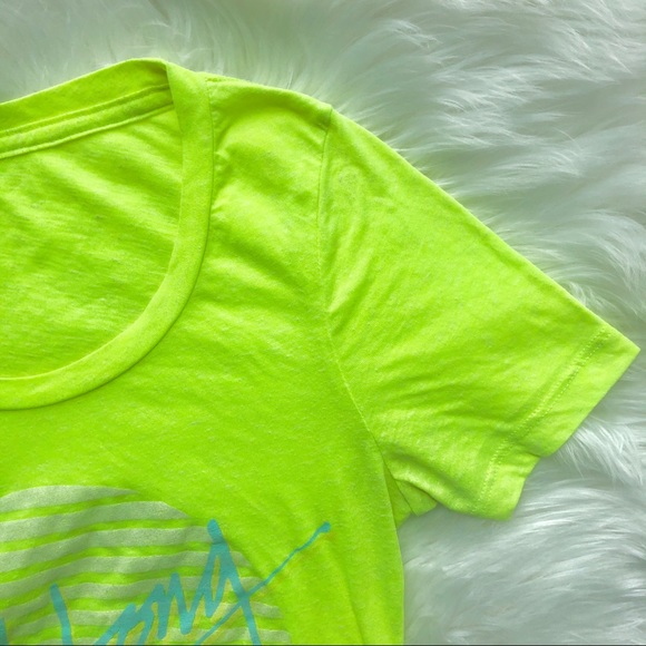 Billabong Tops - 3/$30 BILLABONG neon citron yellow t shirt logo